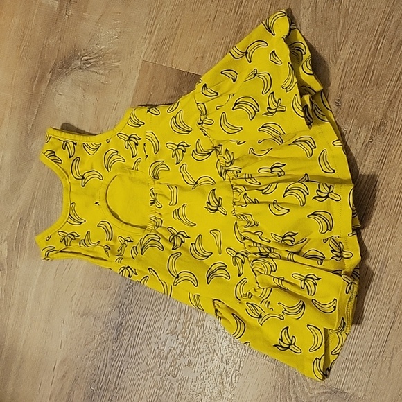12 month asymmetrical bananas dress/tunic - Picture 3 of 3